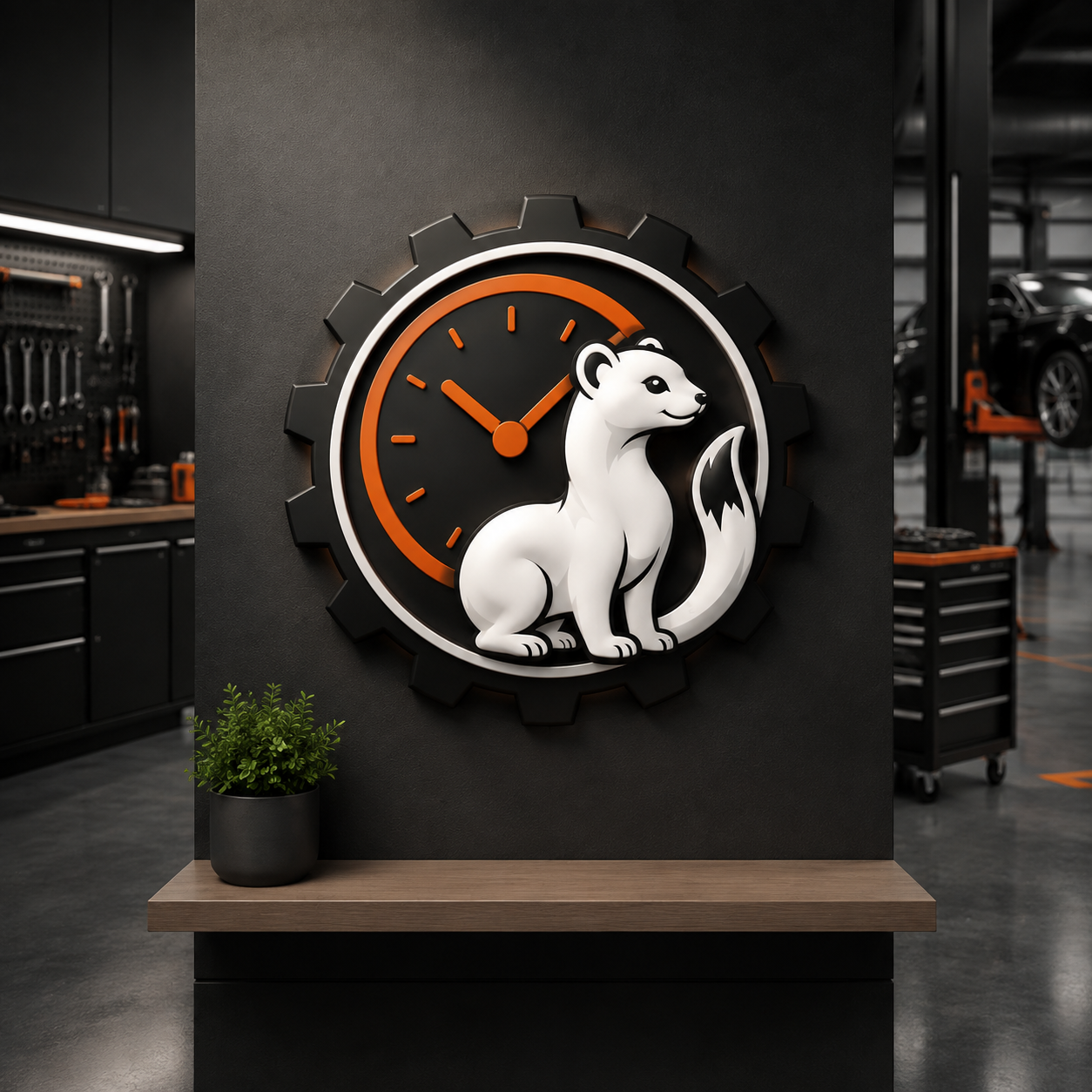 horaire d'ouverture Le Garage Vannetais avec hermine symbole de Vannes  